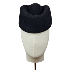 Felt Hat Airhostess Black