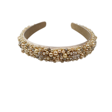 Headband Pearls Ivory