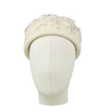 Bridal Pillbox Hat Bibi